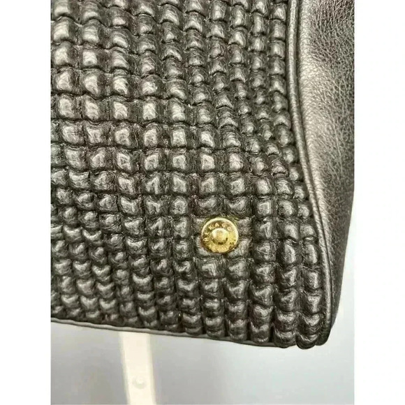 Hexagon Eclats Synthetic Handbag in Black - Picture 3 of 8